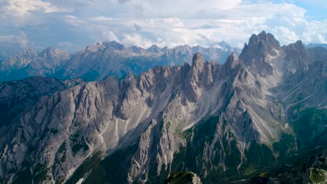 national nature park tre cime in the dolomites alps. beautiful nature of italy.