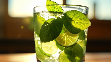 un refrescante cóctel de mojito