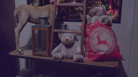 christmas pillow, ladder and dolls in schilliger in gland switzerland