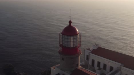 tower of the lighthouse of cabo de sao vicente, sages, algarve, portugal