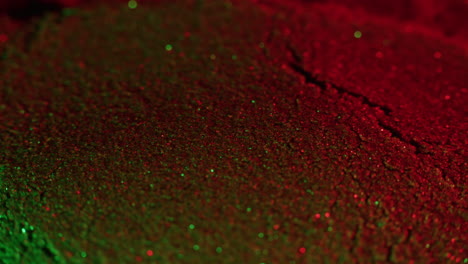 red and green glitter texture