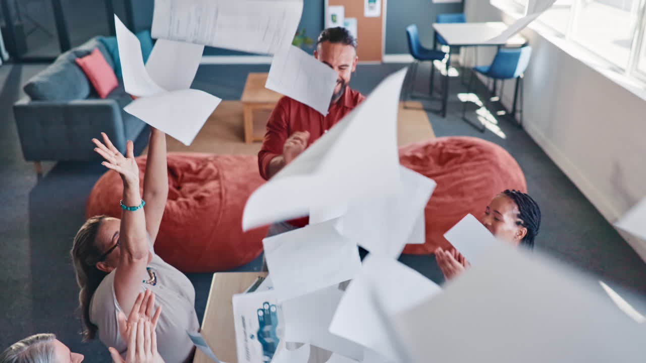 reunión de negocios, aplausos