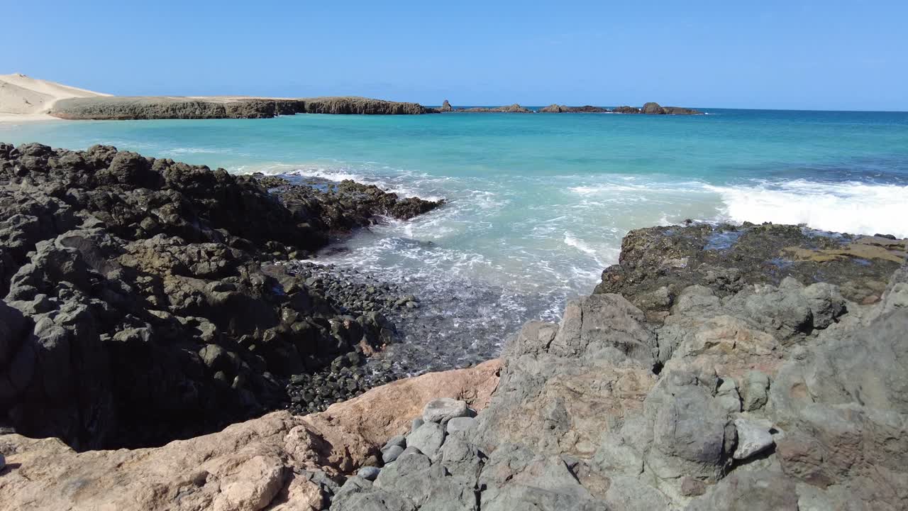 Coast on the island of Boa Vista, Cape Verde, Africa