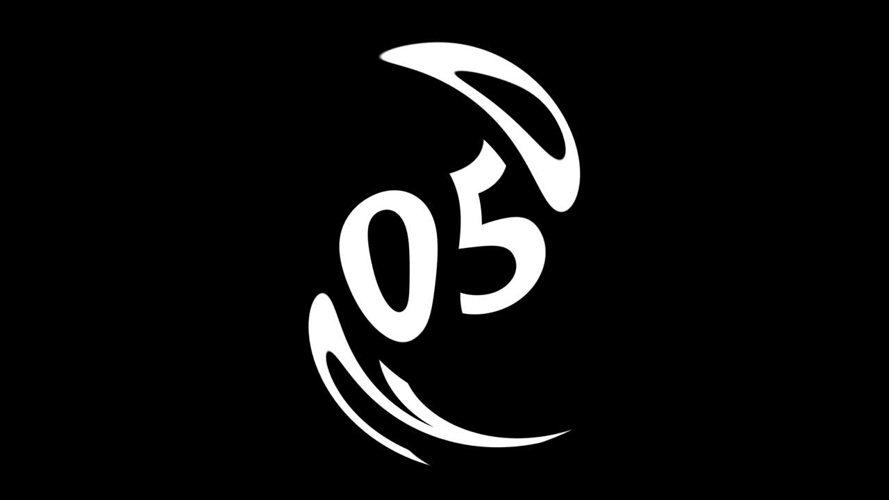 2050 text animation motion graphics