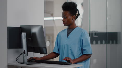 specialist physician doctor checking sick woman discussing illness treatment