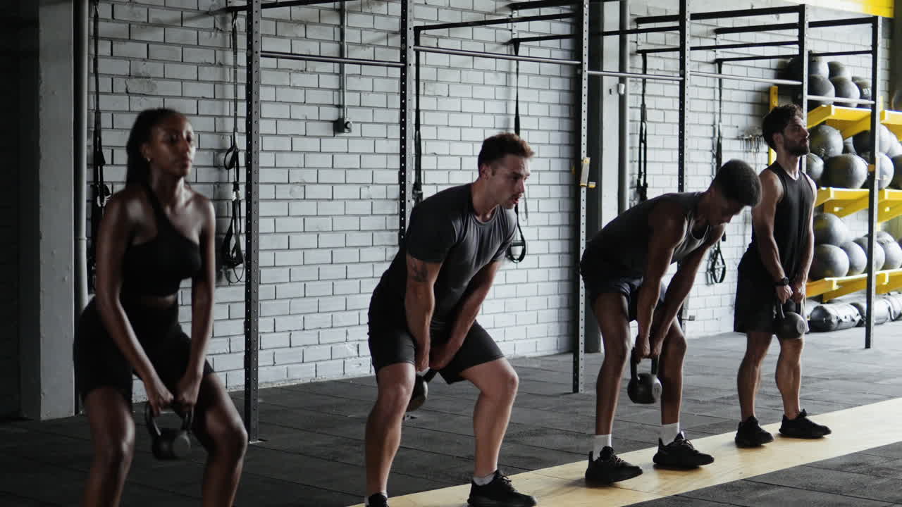 그룹 케틀벨 운동