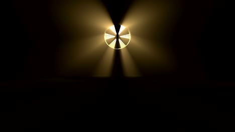 light goes through the ventillation system