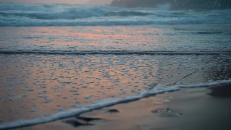 puesta de sol en la playa