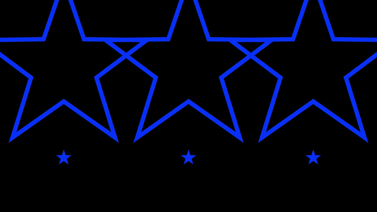 Shape animation star spreading motion graphics