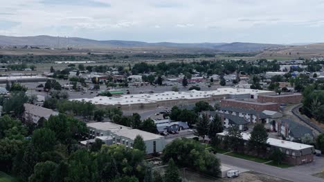 Craig Colorado. Yampa valley in western colorado. Coal power plant visible in distance.