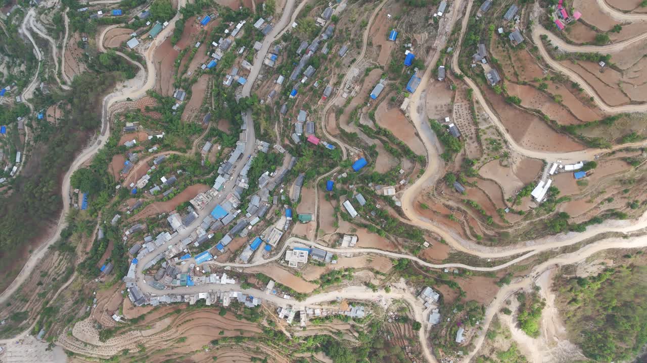 hermoso paisaje de nepal gharti gaun rolpa