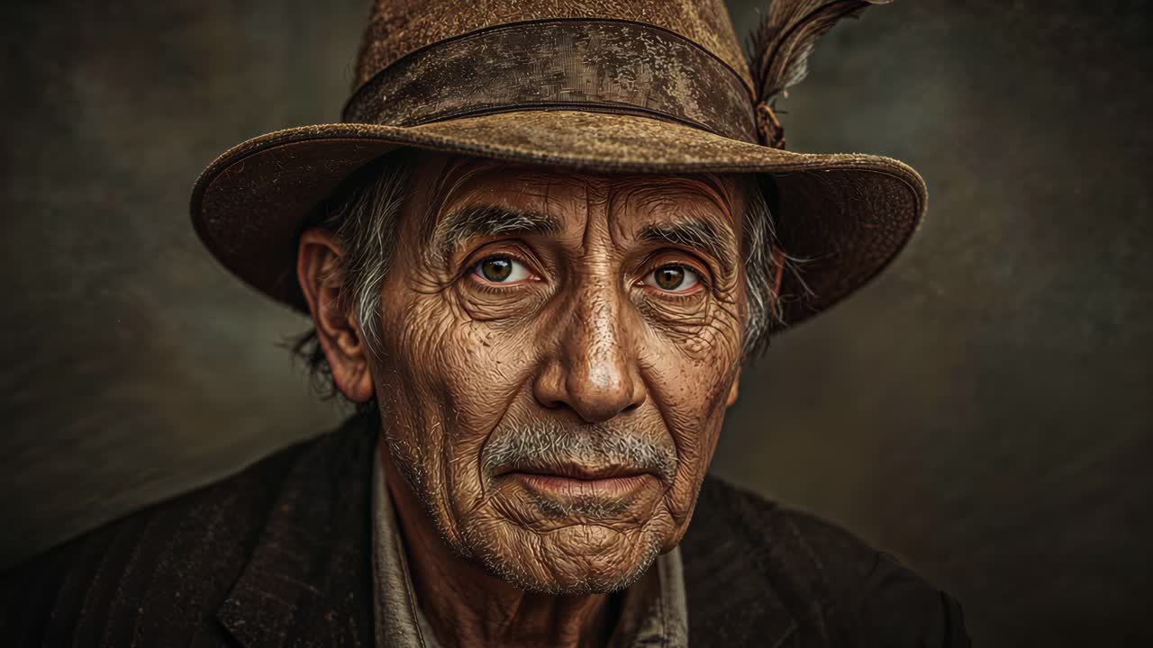 Portrait of an Elderly Man with a Hat