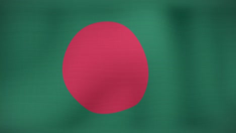 animation of fireworks over flag of bangladesh