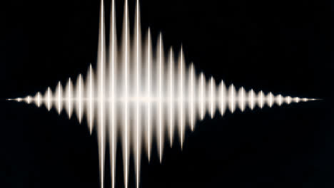 Abstract soundwave light pattern animated overlay, transparent 4K video, alpha channel, ProRes 4444