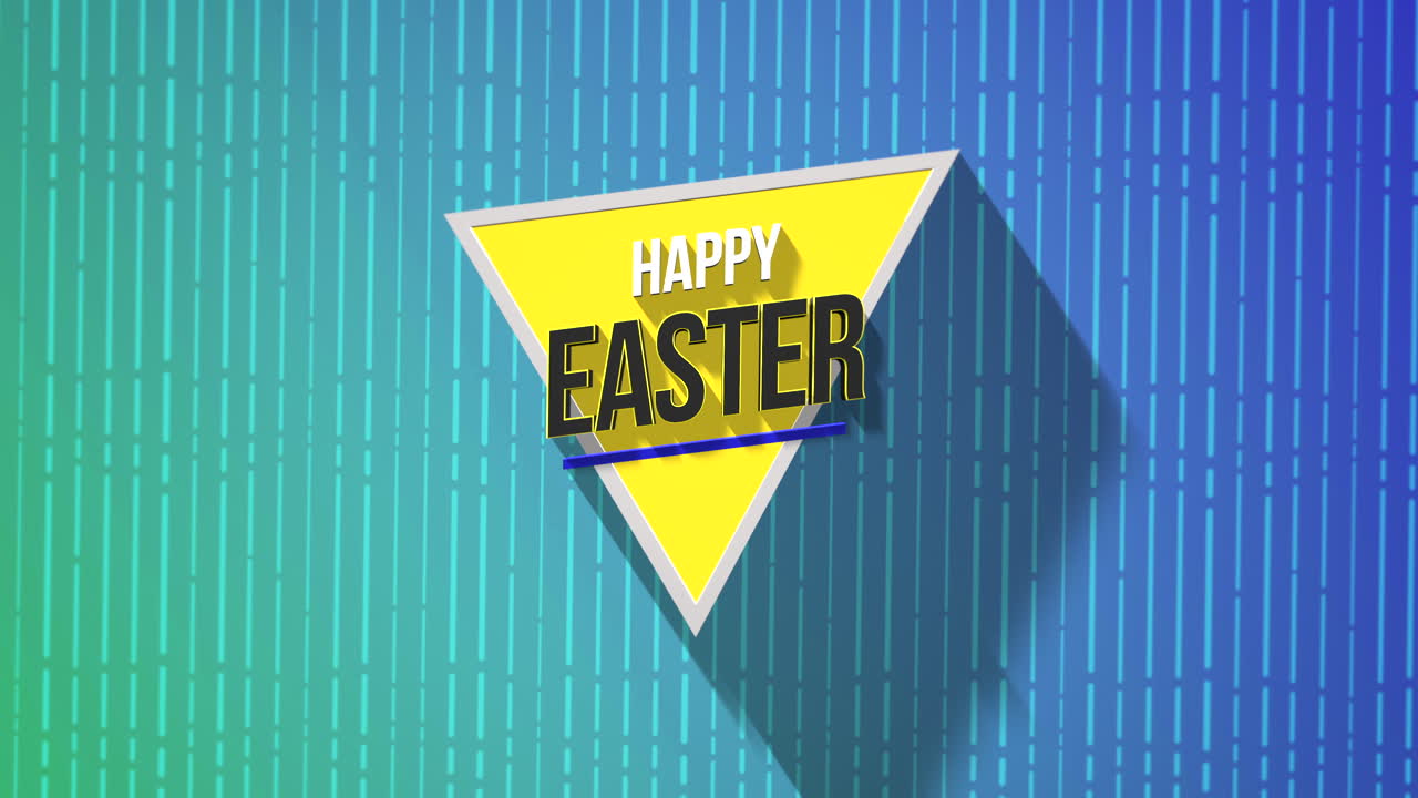 Banner colorato di Buona Pasqua su sfondo sfumato