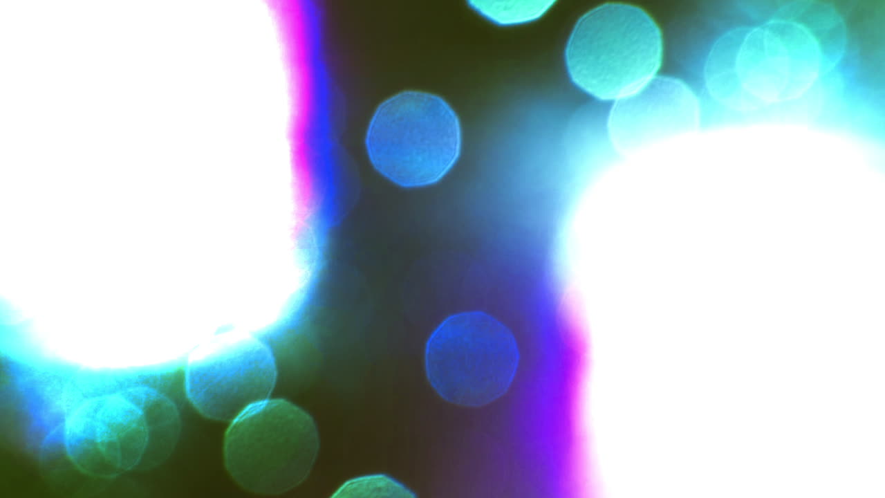 Abstrakt glødende lysramme med bokeh-overgang til sort