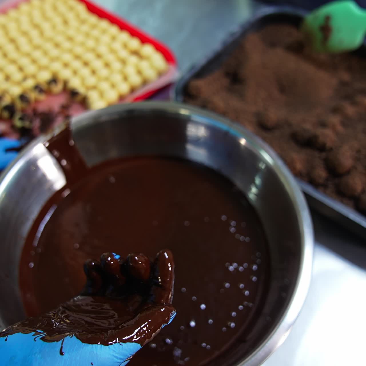 hacer trufas de chocolate