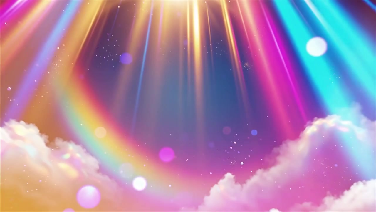 キリスト教の天国の光の礼拝背景