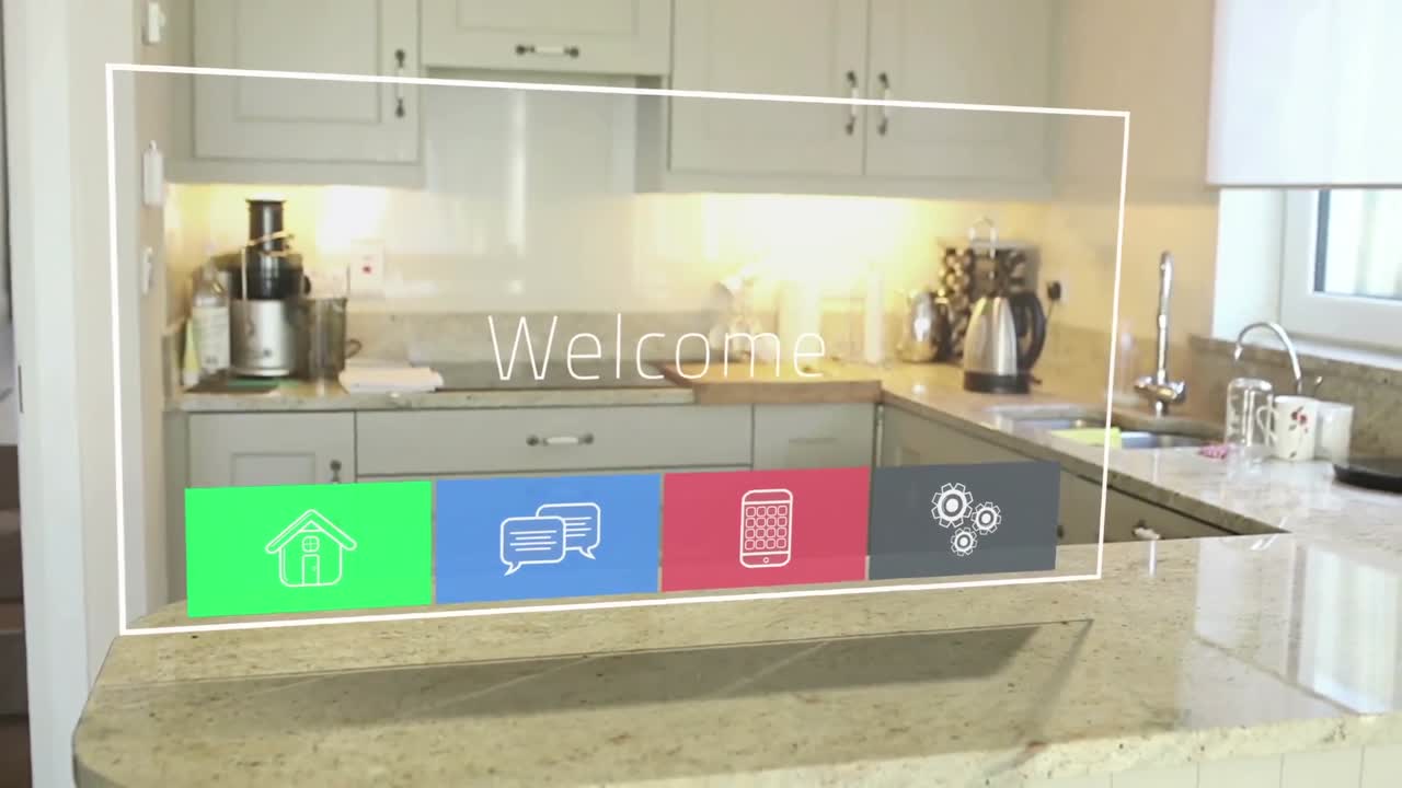 interfaz de tecnología futurista