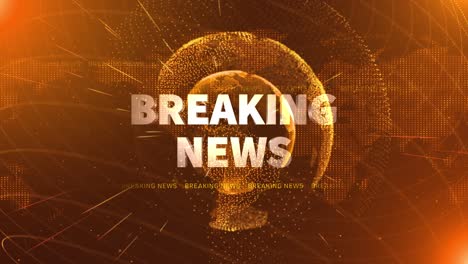 broadcast tv animation graphic title news press concept loop animation breaking news template on