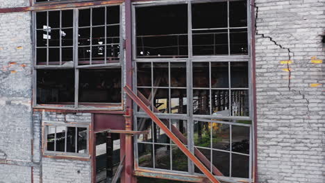 ruined abandoned factory