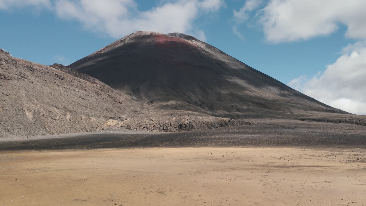 Volcanic Landscape with Crater