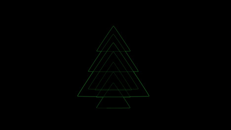 Iluminación-Y-Bombilla-De-Bengalas-En-El-Icono-Del-árbol-De-Navidad-Animación-En-Bucle-Vídeo-Fondo-Transparente-Con-Canal-Alfa