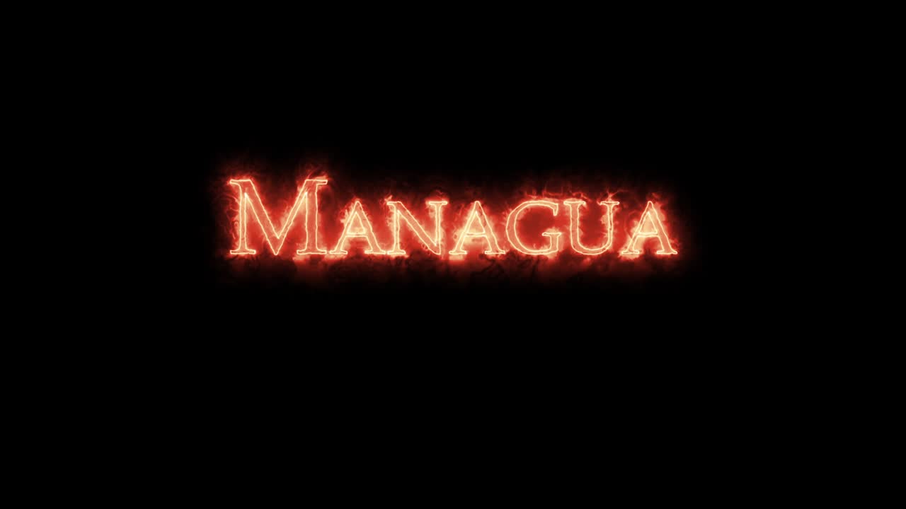 마나구아, 불로 쓰여진 루프