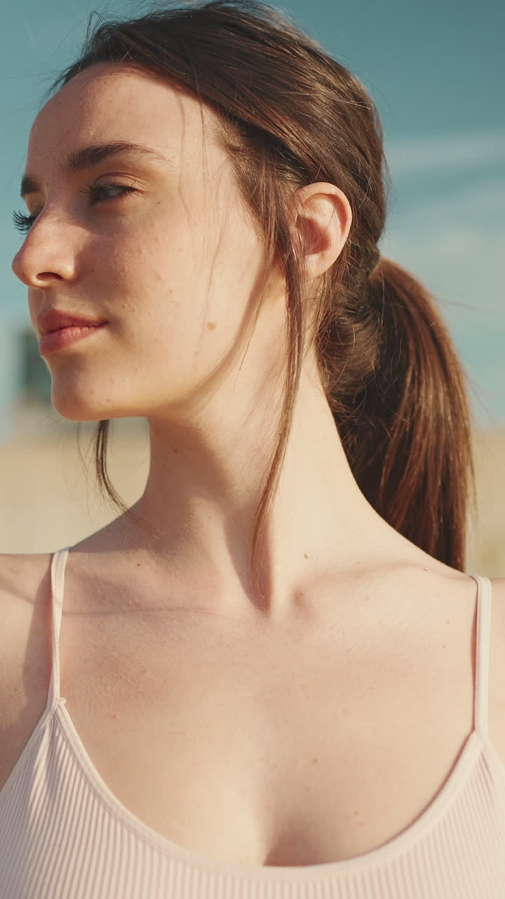 A beautiful woman's portrait