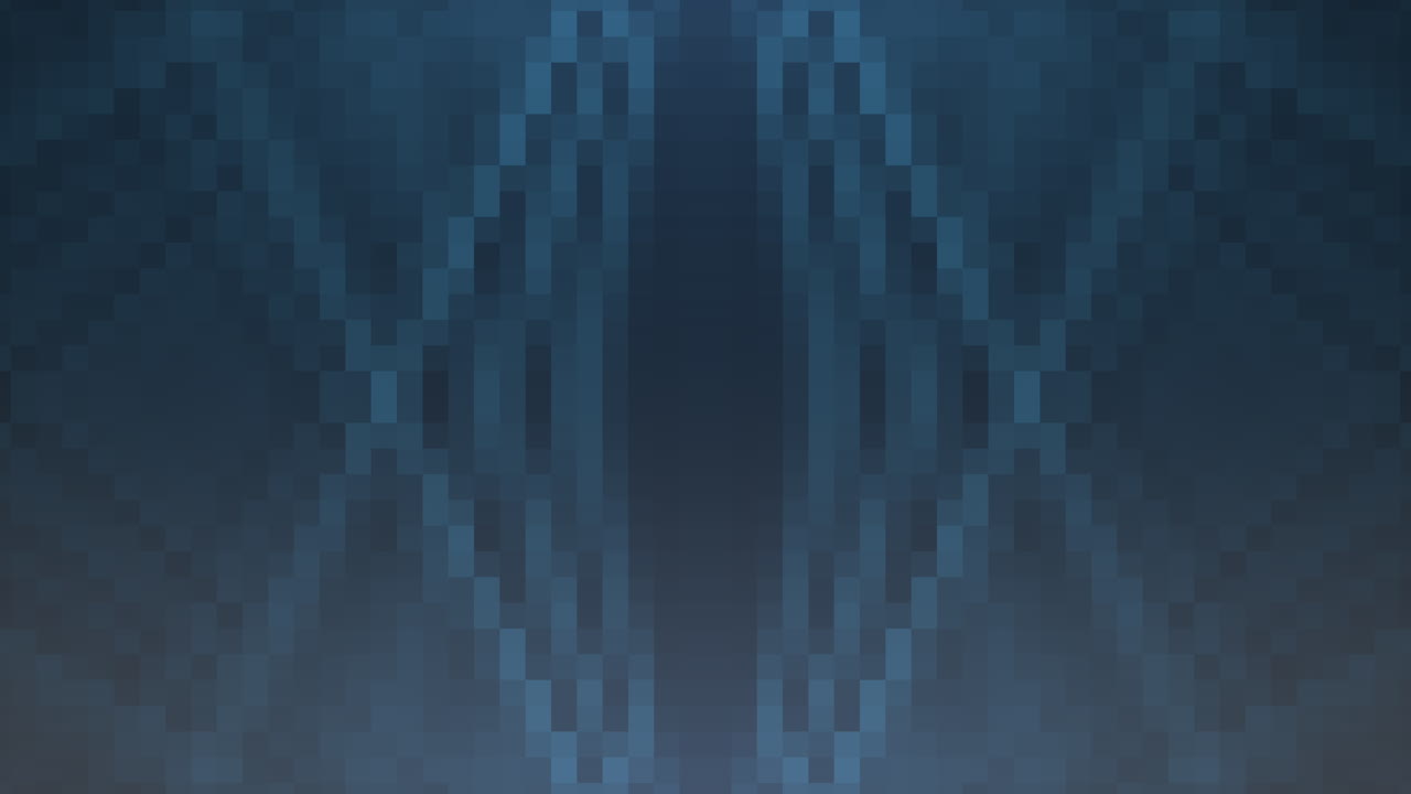 Blue and black pixelated pattern an abstract exploration of color and form