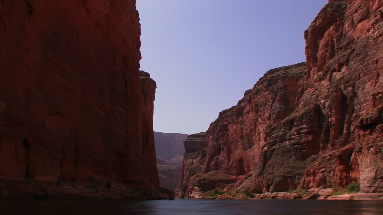 Udsigt langs Colorado River i Grand Canyon i Arizona.