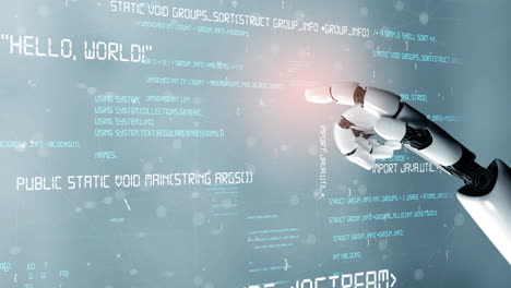 el robot futurista la inteligencia artificial el concepto revolucionario de la tecnología ai