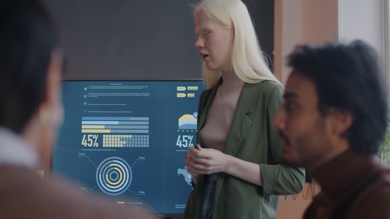 presentación de la reunión de negocios