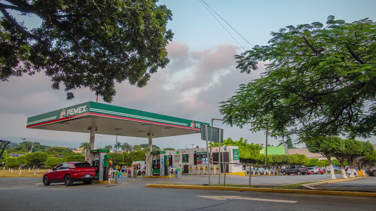 PEMEX Gas Station in Mexico