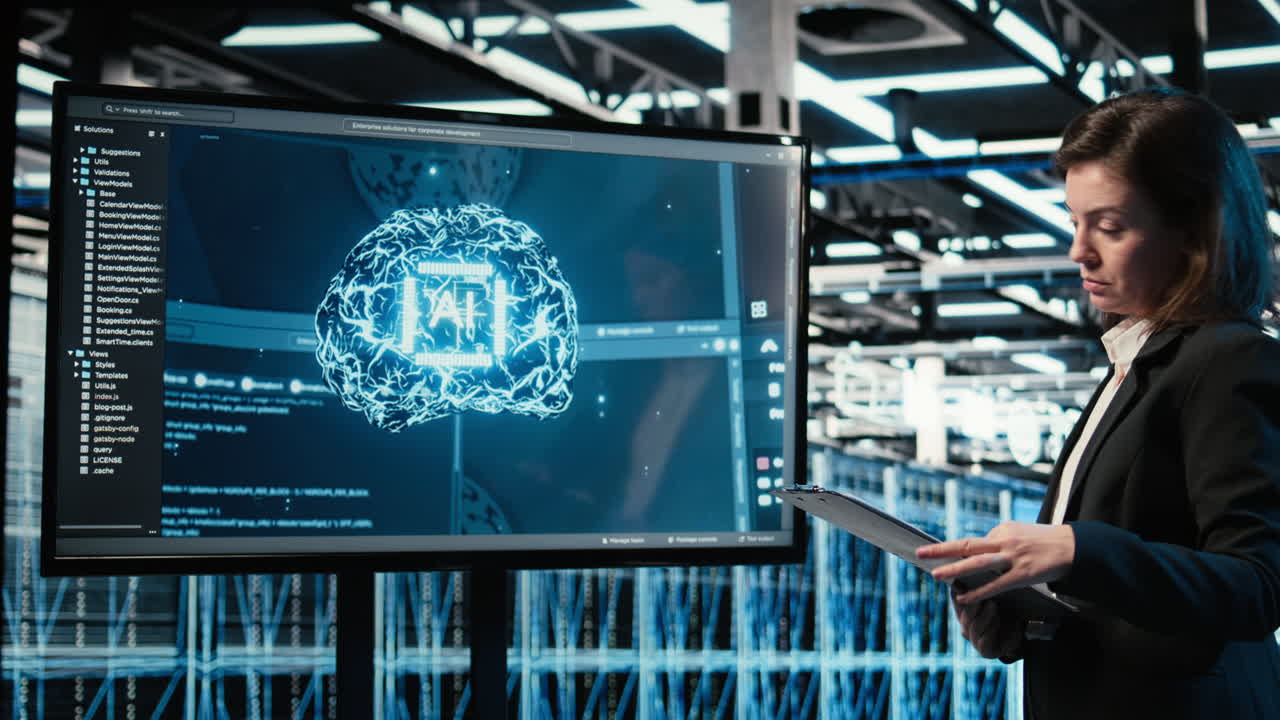 Data Center Engineer Using Artificial Intelligence Tech To Monitor System