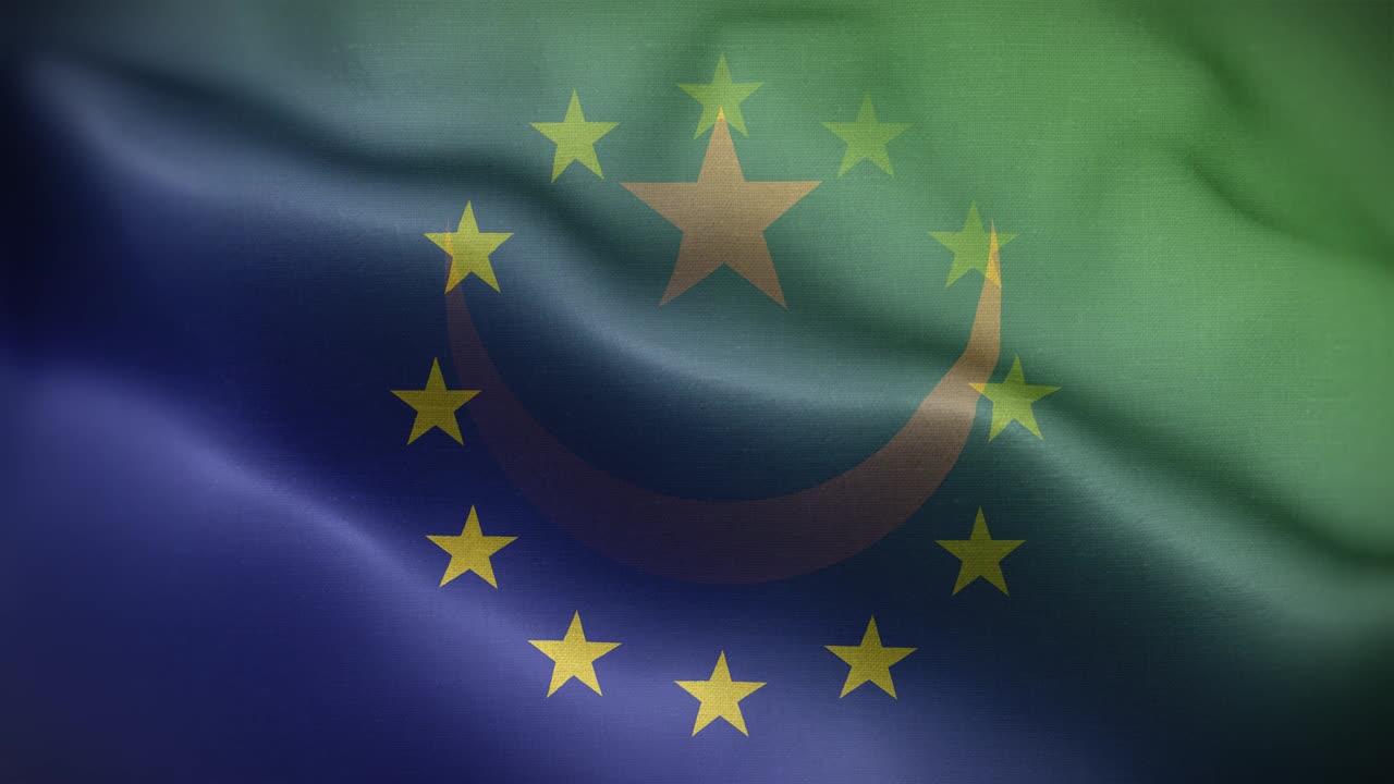 eu-마우리타니아 발 루프 배경 4k