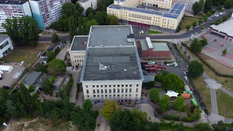 large very famous industrial hall