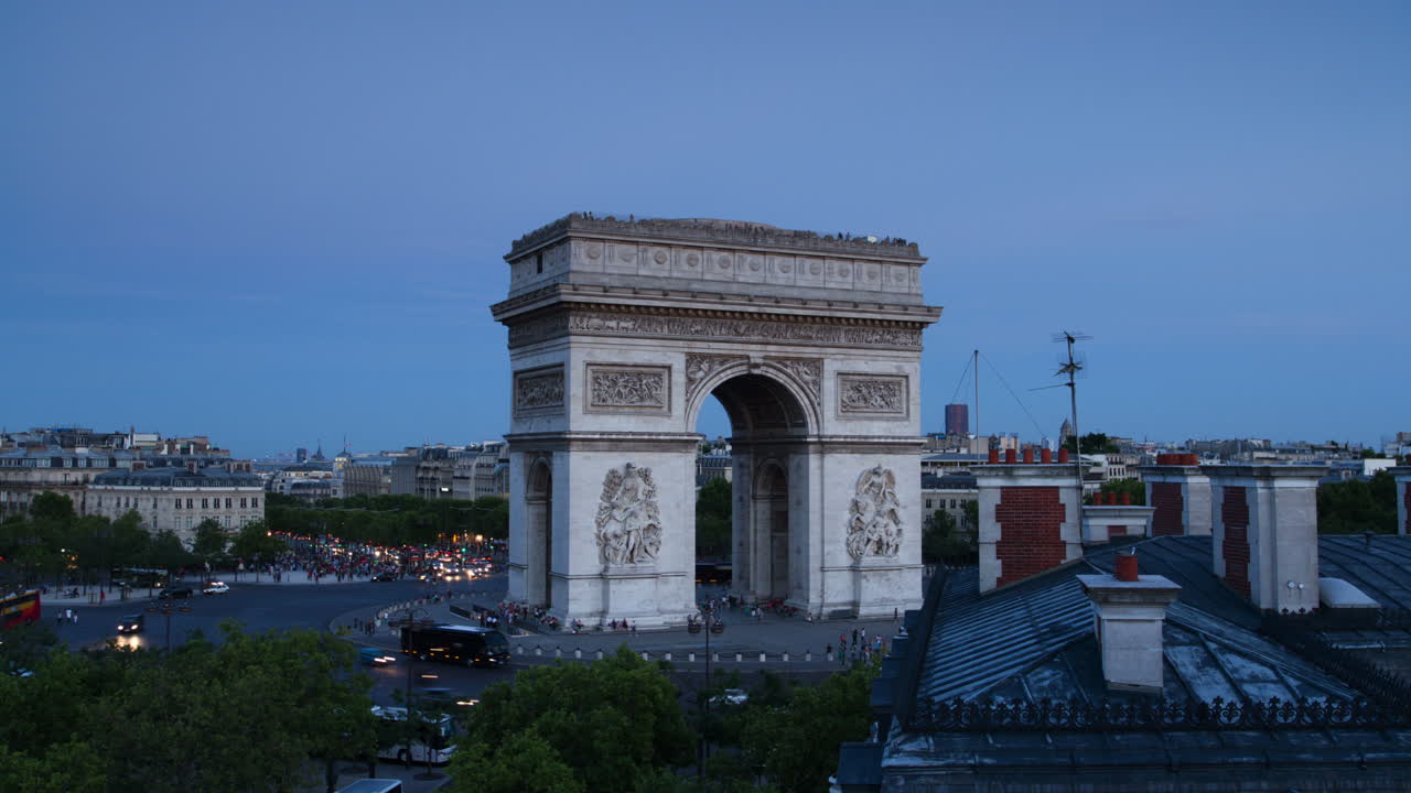 arco del triunfo atardecer 04