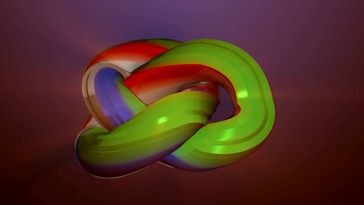 fondo abstracto de líneas tridimensionales multicirculares retorcidas