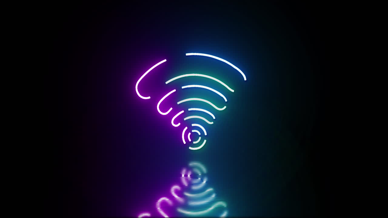 Neon WiFi Signal