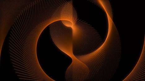 orange color dot shape pattern animation motion graphics