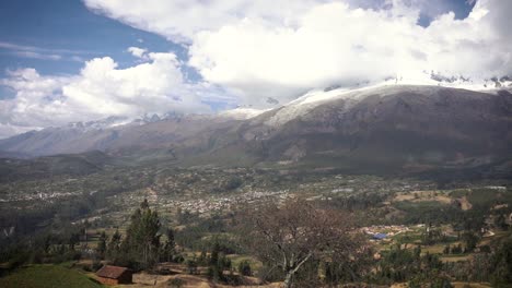 Quietness-at-valley-lands-of-Peru-Yungay-Ancash-pan-right-with-a-view-of-Huascaran