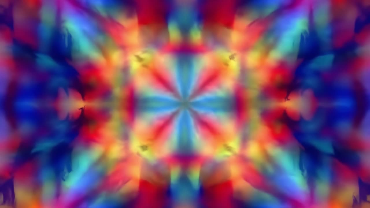 Abstract Psychedelic Tie-Dye Pattern