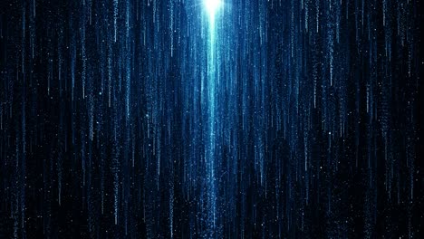 particles blue dust abstract light bokeh motion titles cinematic background loop