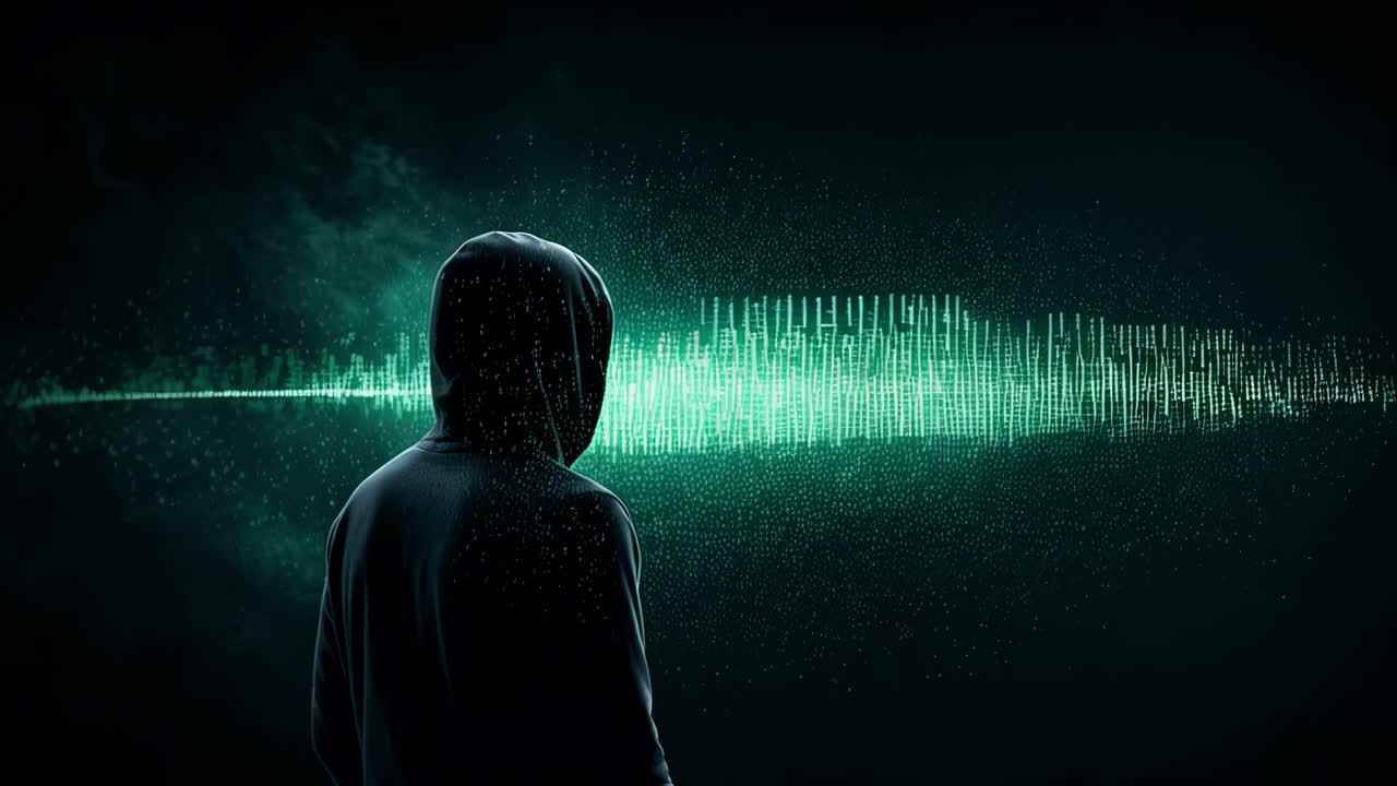 Delving into the intriguing connection between sound waves and visual art within the expansive realm of digital environments