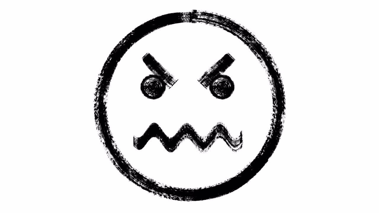 animación de emoticones enojados