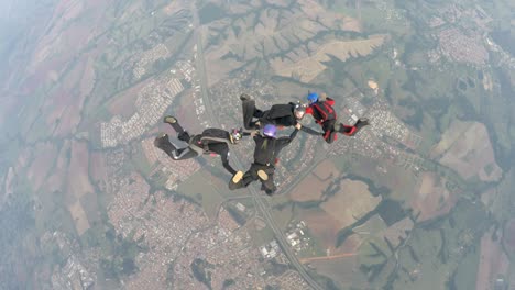 skydiving team 4k