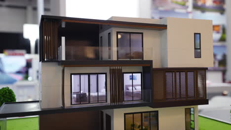modern house model display
