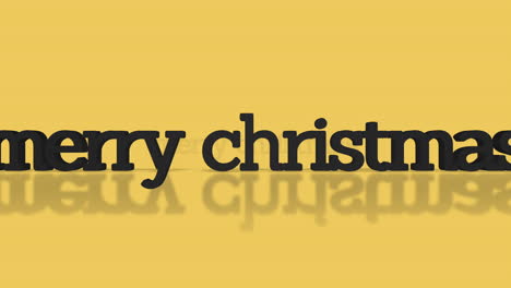 Rolling-Merry-Christmas-text-on-yellow-gradient