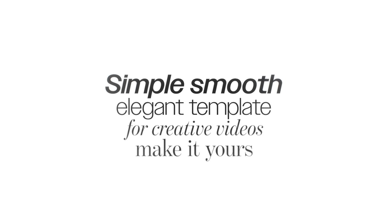 Dynamic Text Animations Template for Creative Videos